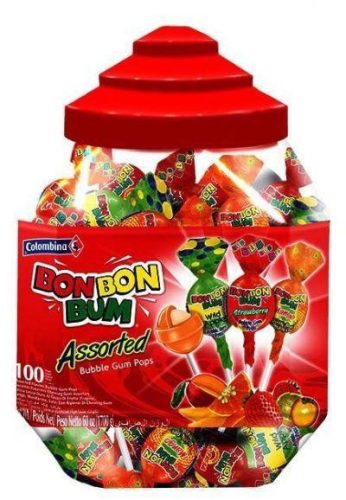 Bon bon bumm rágós nyalóka 17g Assorted