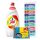 Mosogatás csomag – Jar Citrom 900 ml + Fino Teflon súroló + Brillant prémium szivacs (10 db)