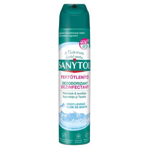 Sanytol Fertőtlenítő Légfrissítő Spray 300ml Hegyi Levegő