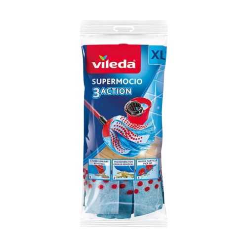 Vileda gyorsfelmosó fej SuperMocio 3Action (kék)