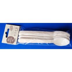 Eldobható Kanál 10db 16cm Fa