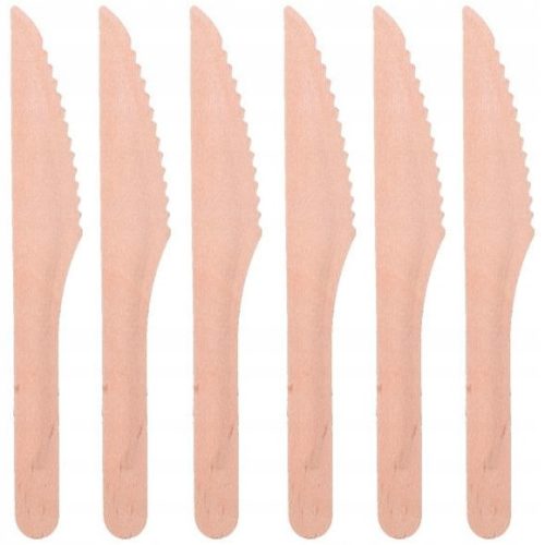 Eldobható Kés 10db 16cm Fa