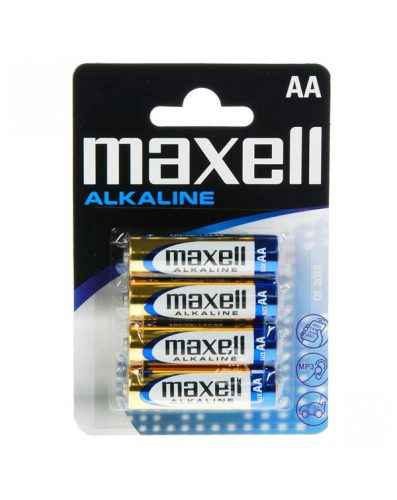 Elem Maxel 4 db Tartós Alkaline AA