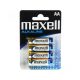 Elem Maxel 4 db Tartós Alkaline AA