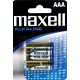 Elem Maxel 4 db Tartós Alkaline AAA