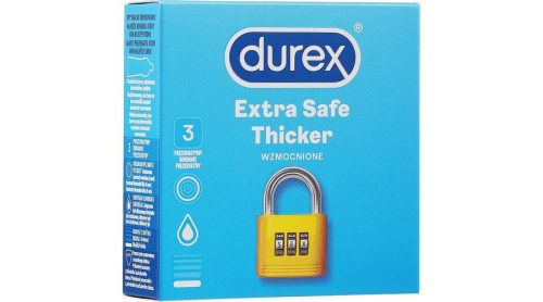 Durex óvszer 3db Extra Safe