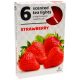 Teamécses illatos 6db-os Strawberry