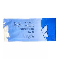Kék Pille 100db Papírzsebkendő 3 rtg. Original