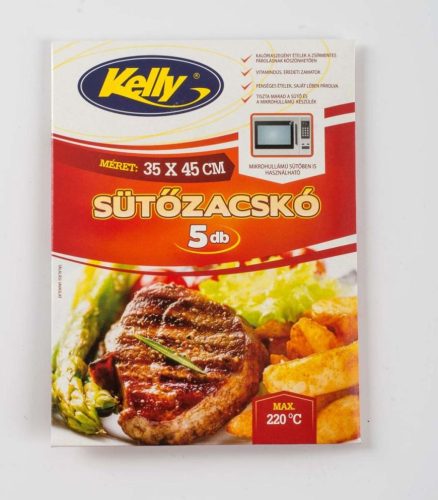 Sütőzacskó 5db 35*45cm (Kelly)