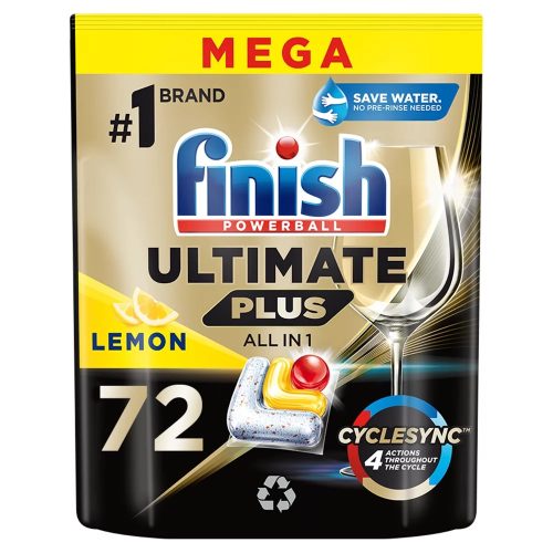 Finish Tabletta Ultimate Plus Lemon 72db