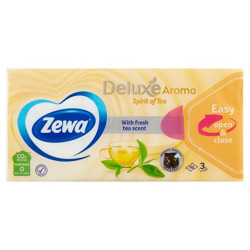 Zewa Deluxe Papírzsebkendő 90db 3 rtg. Spirit Of Tea