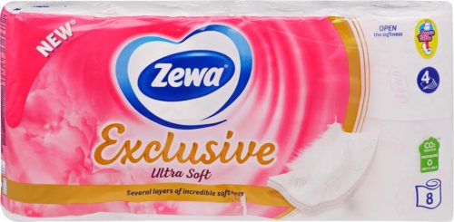 Zewa Exclusive Wc Papír 8 Tekercs 4 rtg. Ultra Soft