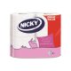 Nicky WC Papír 4 Tek. 3 rtg. 95 Lapos