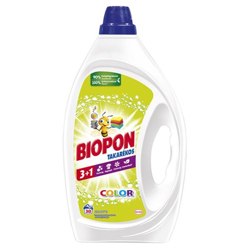 Biopon 1,71L Gél Takarékos Color 38 mosás