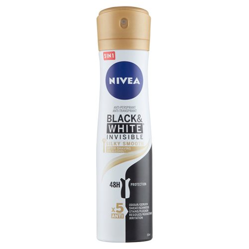 Nivea Deo 150ml Női Black&White Invisible Silky