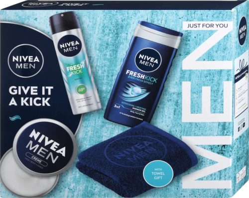 Nivea Men Give it a Kick Ajándékcsomag törölközővel